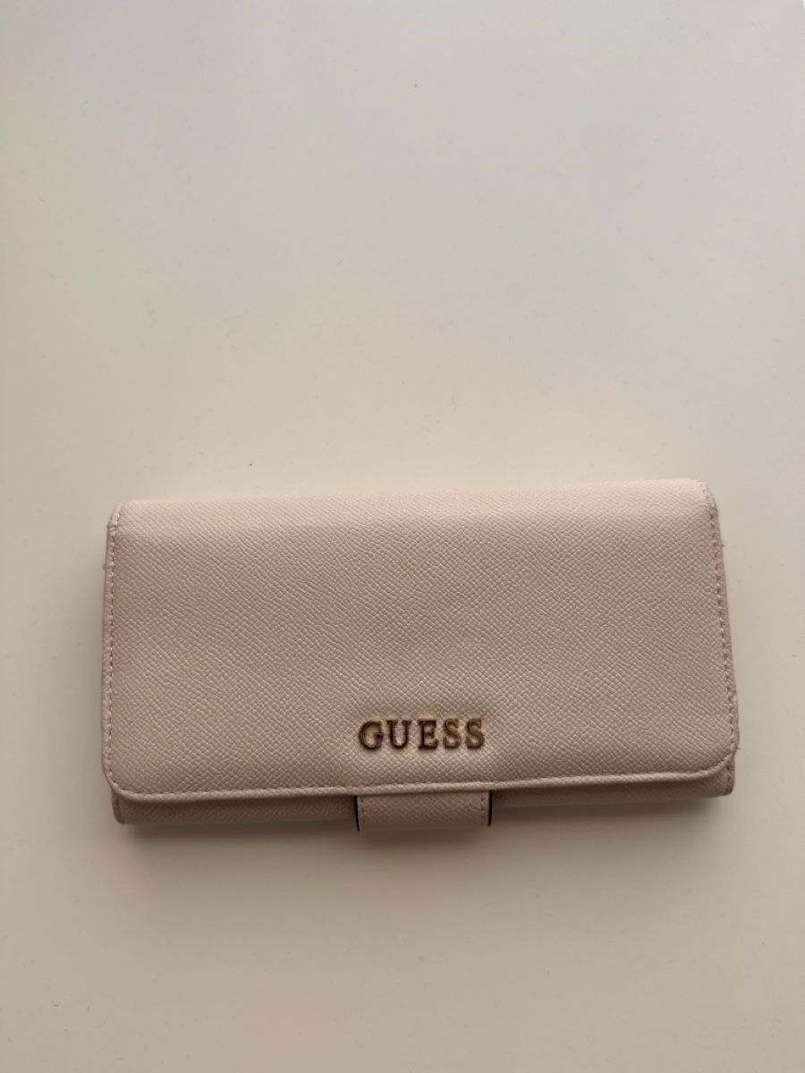 Guess Portamonete: Guess Portafoglio donna, beige – Usato da Lugano venduto da j_vicini