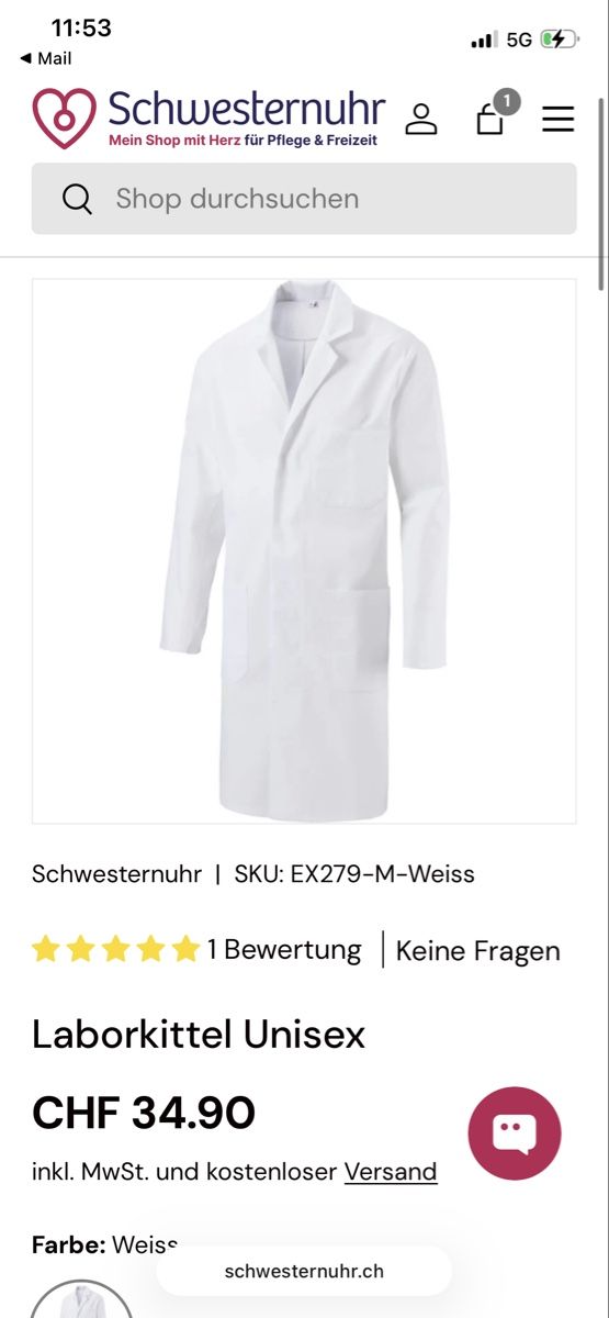 Mäntel: Labormantel - neu – Neu und originalverpackt aus Hägglingen von _Mel4nie_