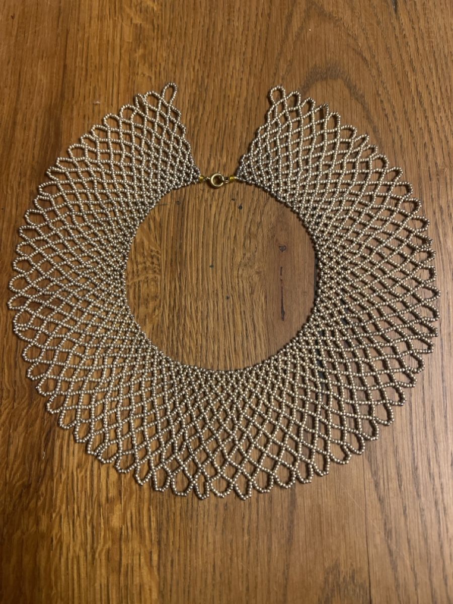 Catenine: Vintage Statement-Kette aus Silberperlen??Antik – Usato da Rorschach venduto da TimelessTrading