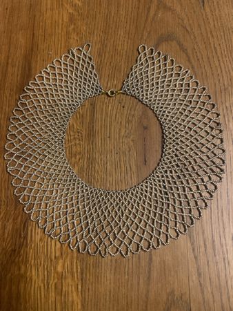 Vintage Statement-Kette aus Silberperlen??Antik