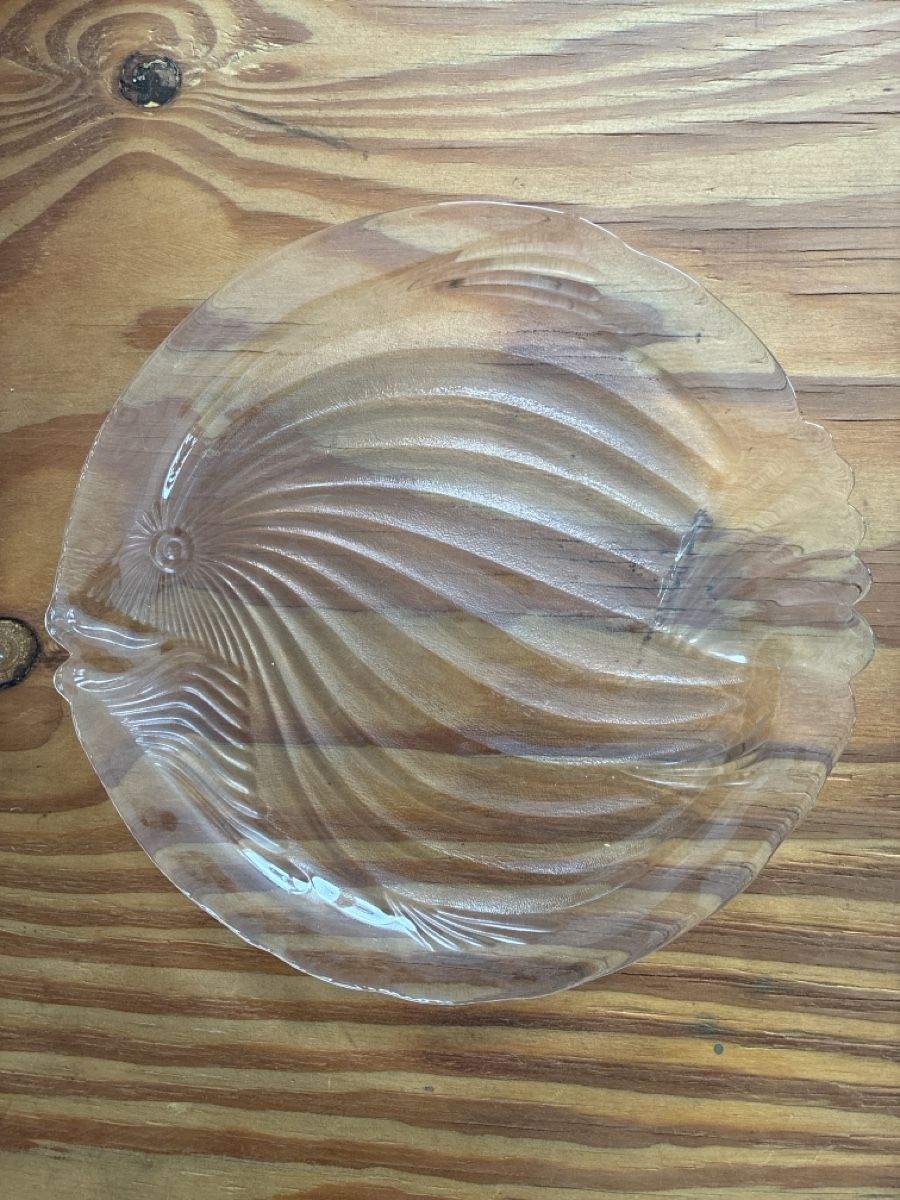 Piatti: Eleganter Glasteller - Fisch Design – Usato da Ebnat-Kappel venduto da ponyhales
