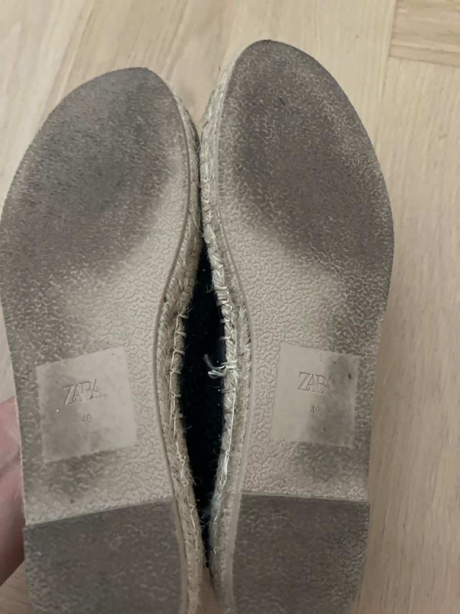 Zara Damenschuhe: Glitzernde Espadrilles, 40 – Gebraucht aus Zürich von prima.01 2