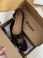dune ballerinas wildleder