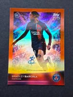 Bradley Barcola /25 RC Orange Auto 23-24 Topps PSG Team Set