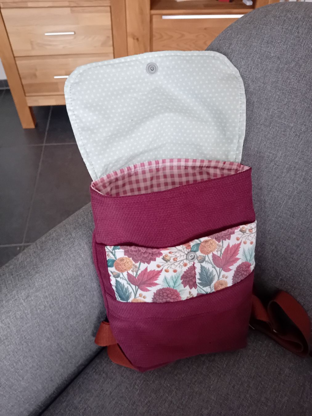 Sacs à dos: Kleiner Rucksack Blumenmuster neuwertig – Neuf (Voir description) à Burgdorf par carodesign1 1