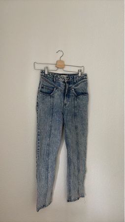 Pantalon H&M femme taille 36 jean denim bleu
