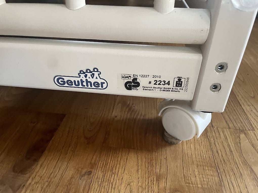 Box & Barriere di sicurezza: Laufgitter Geuther – Usato da Mühledorf SO venduto da Christinabaer 1