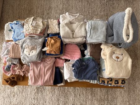 Babykleider-Starterpaket, ab 50-68 (0-6 Monate)