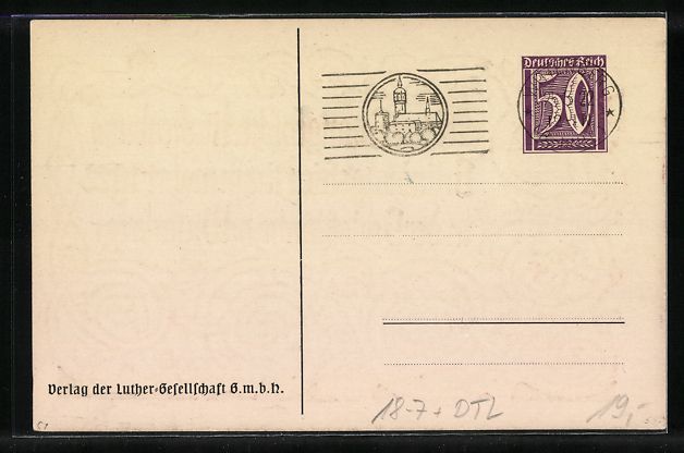 Cancelleria postale: Wittenberg, Deutscher Evangelischer Kirc – Usato da Berlin venduto da bartko-reher 1