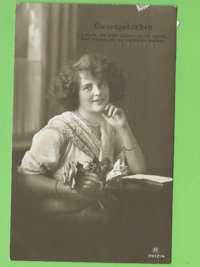 Cartoline postali: Alte Ansichtskarte Liebesgedanken 1912 – Usato da Zürich venduto da t24_de