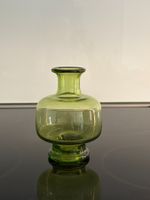 Vase Glas grün P. Lütken Holmegaard Dänemark 50er Jahre