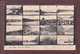 TOUR DU LAC LEMAN - 16 images - 1905