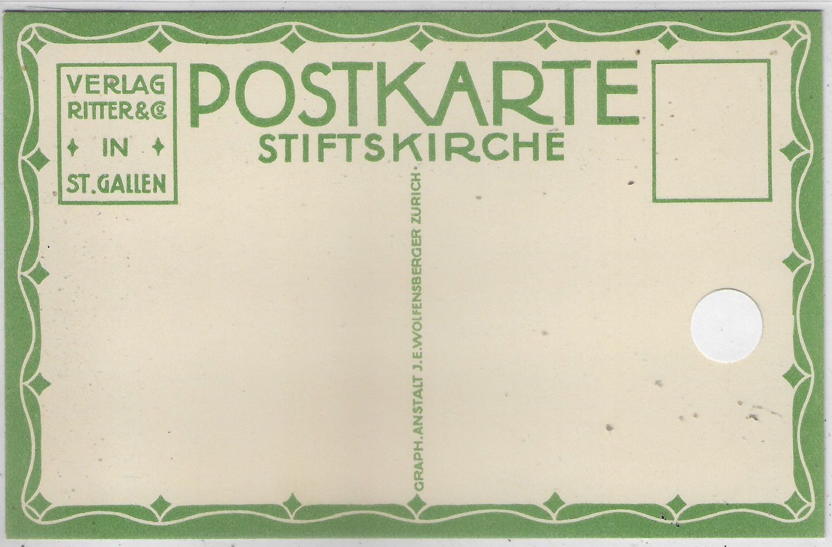 Cartoline postali: St. Gallen - Stiftskirche - Litho – Usato da Ettingen venduto da Kartenplanet 1