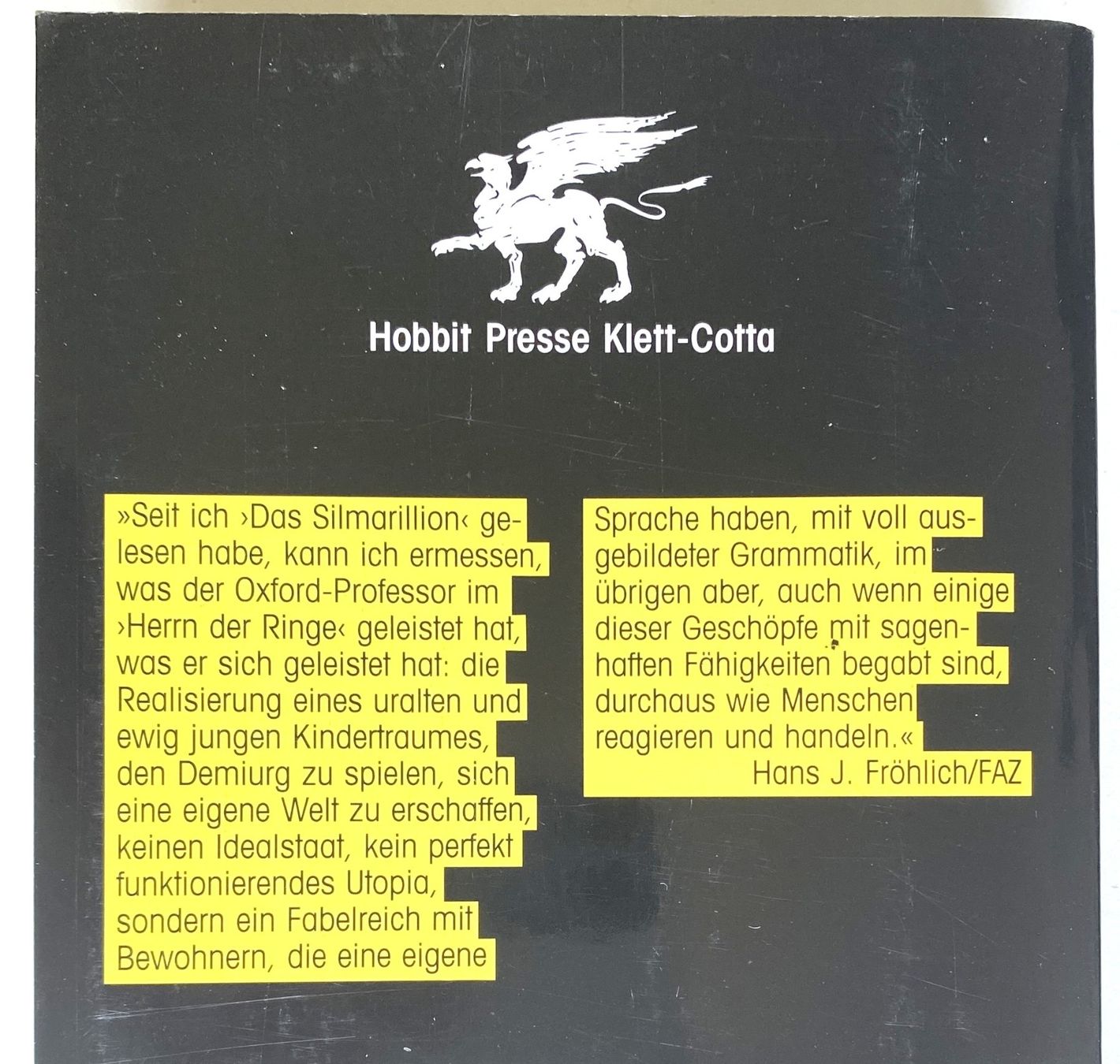 Libri: J.R.R. TOLKIEN - Das SILMARILLON – Usato da Hünenberg venduto da Ecila 1