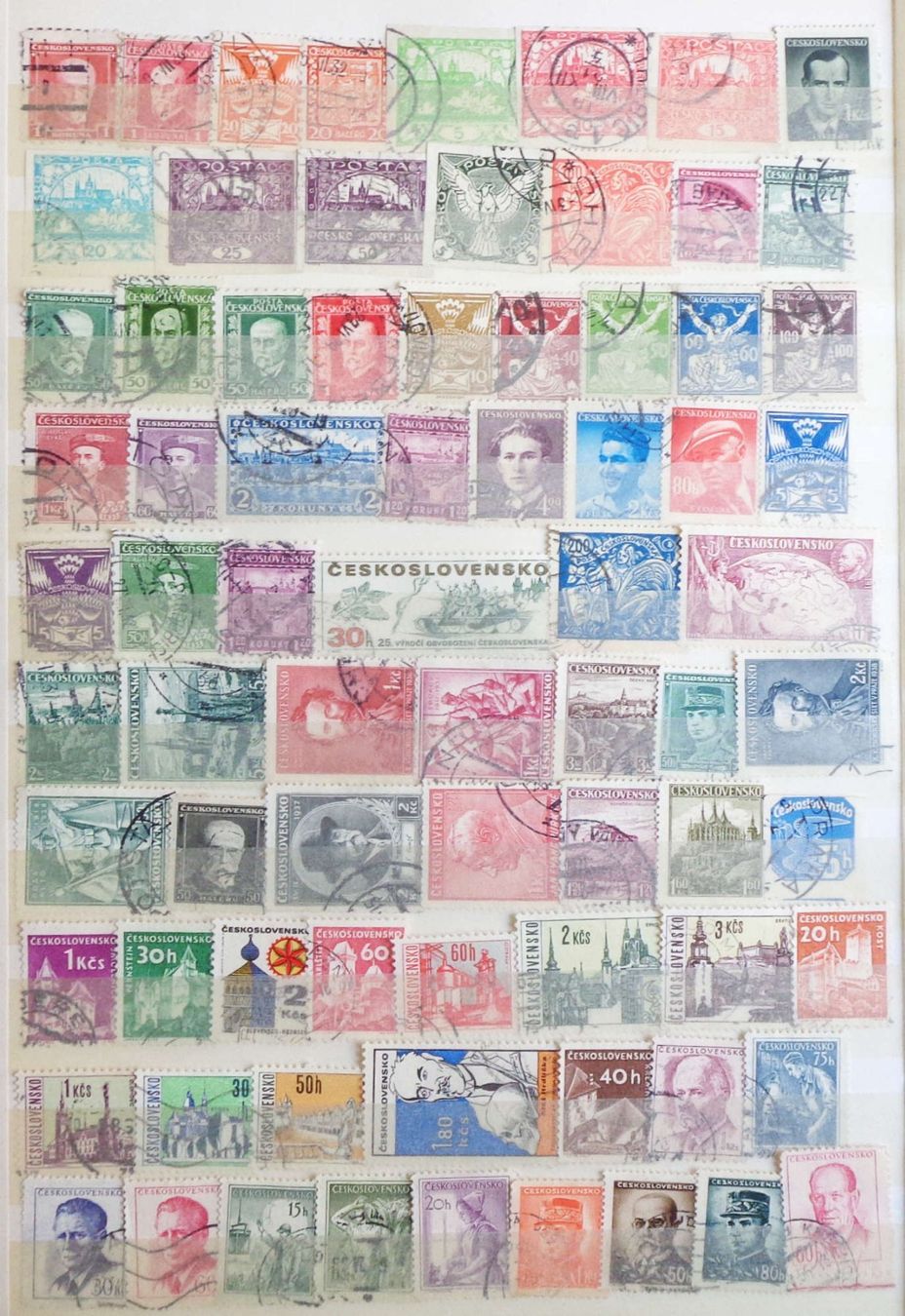 Tous les timbres: CSR/CSSR: Des timbres oblitérés, 2 photos – D'occasion à Le Locle par timbrettino