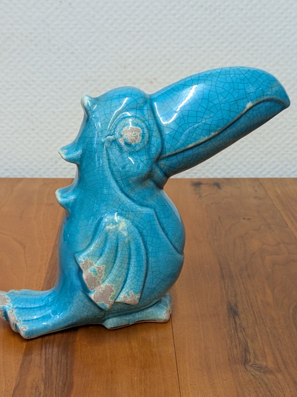 Statuette: Keramik Vogel türkisblau – Usato da Emmen venduto da magelan 5