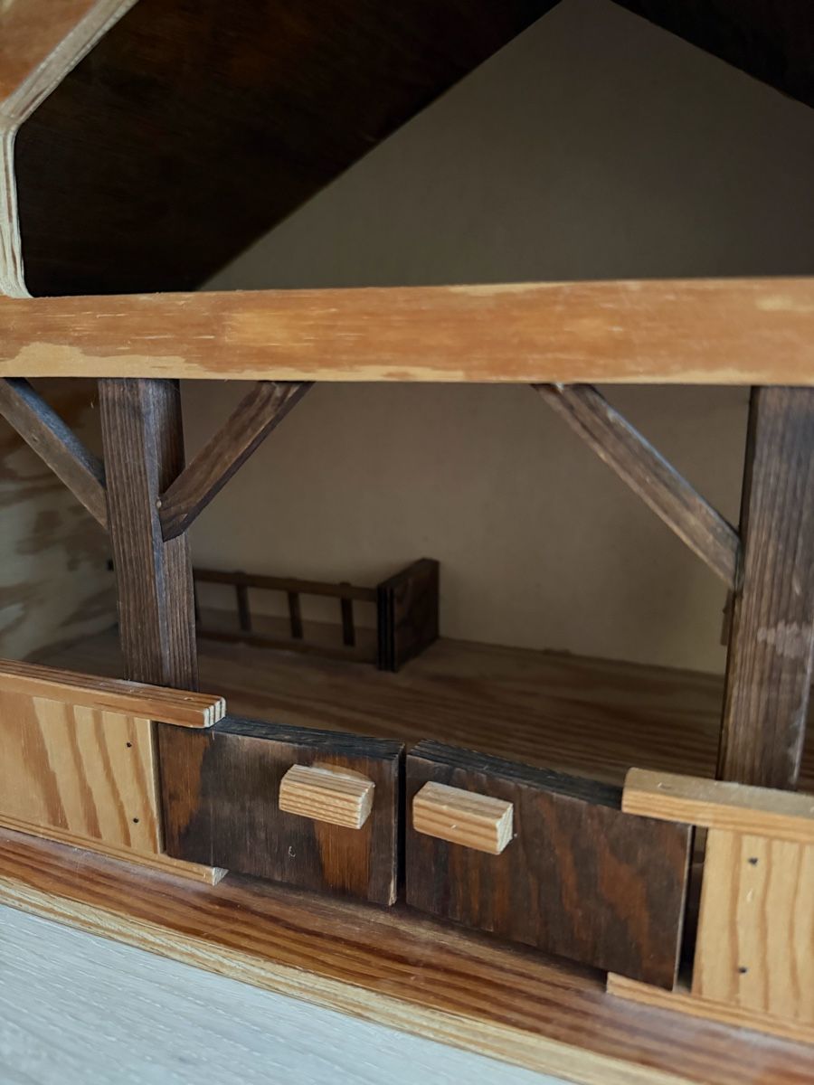 Jouets: Holz Bauernhof / Stall – D'occasion à Tann par mhowald 2