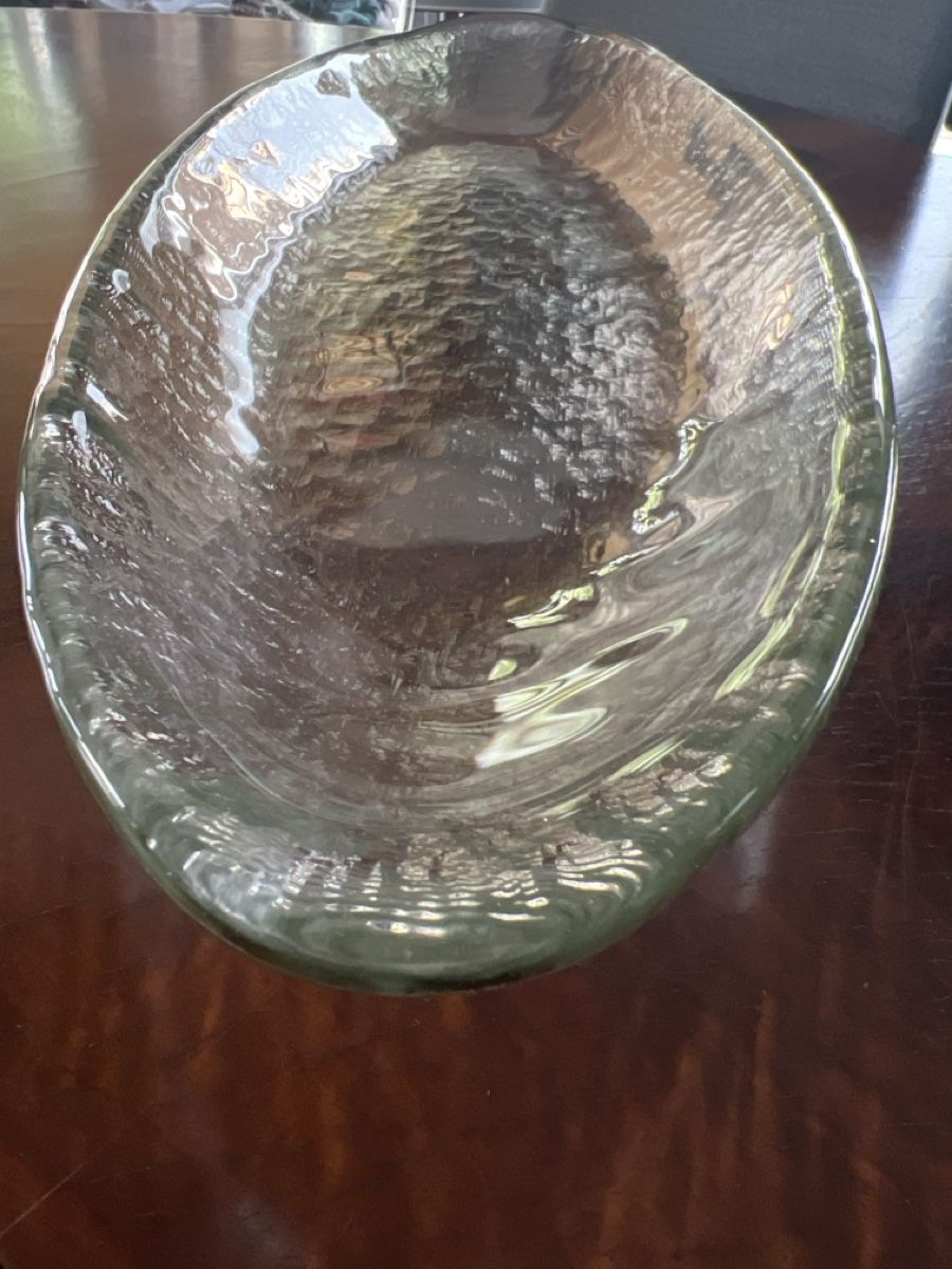Glasi Hergiswil Piatti di portata: Hergiswiler Glas-Schale Barca gross – Nuovo (secondo la descrizione) da Kreuzlingen venduto da Muschel64 1