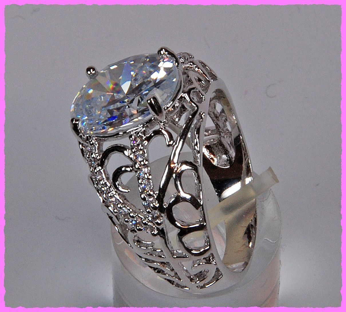 Anelli: Bezaubernder Ring mit Zirkonia – Nuovo e nell'imballaggio originale da Oberglatt ZH venduto da Diamond-Girl 5
