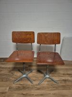 OBO Vintage-Stuhl 60:10 Holz mit Metallgestell