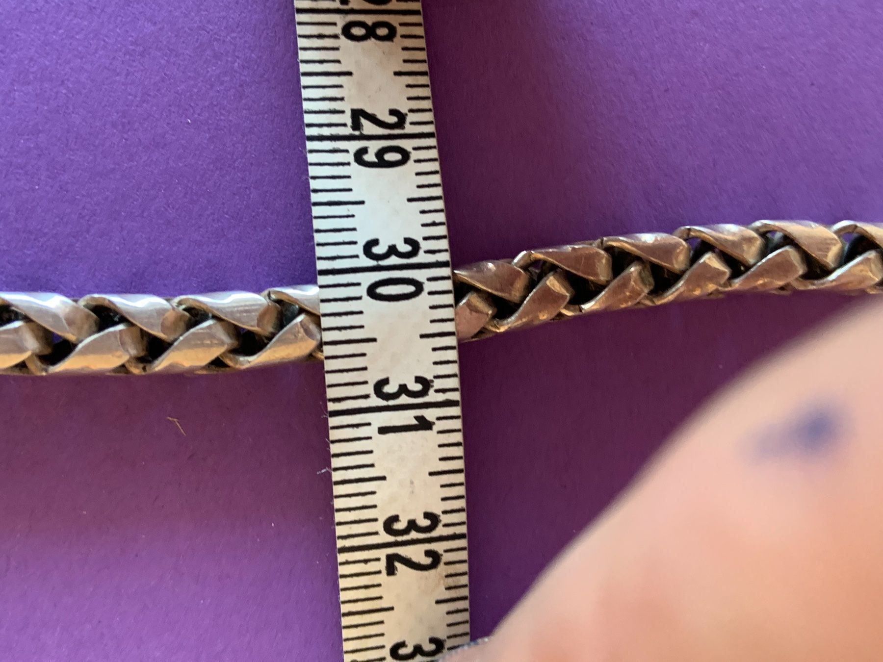 Catenine: Silberkette massiv! 4 kantig – Usato da Dittingen venduto da Bijoubelle 6
