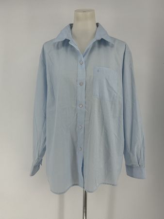 Bluse hellblau Gr. 50 von eterna