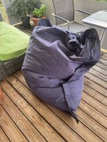 Sitzsack XXL - Outdoorstoff blau 
