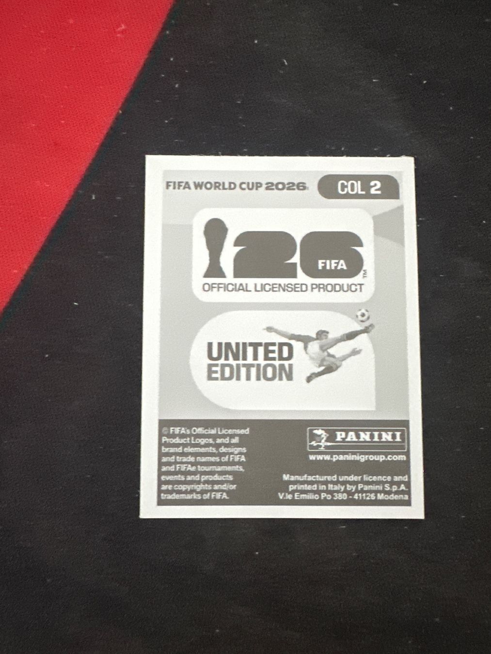 Panini Carte collezionabili: Panini FIFA WM 2026 Sticker - COL 2 – Usato da Sulz AG venduto da DealWerk 1