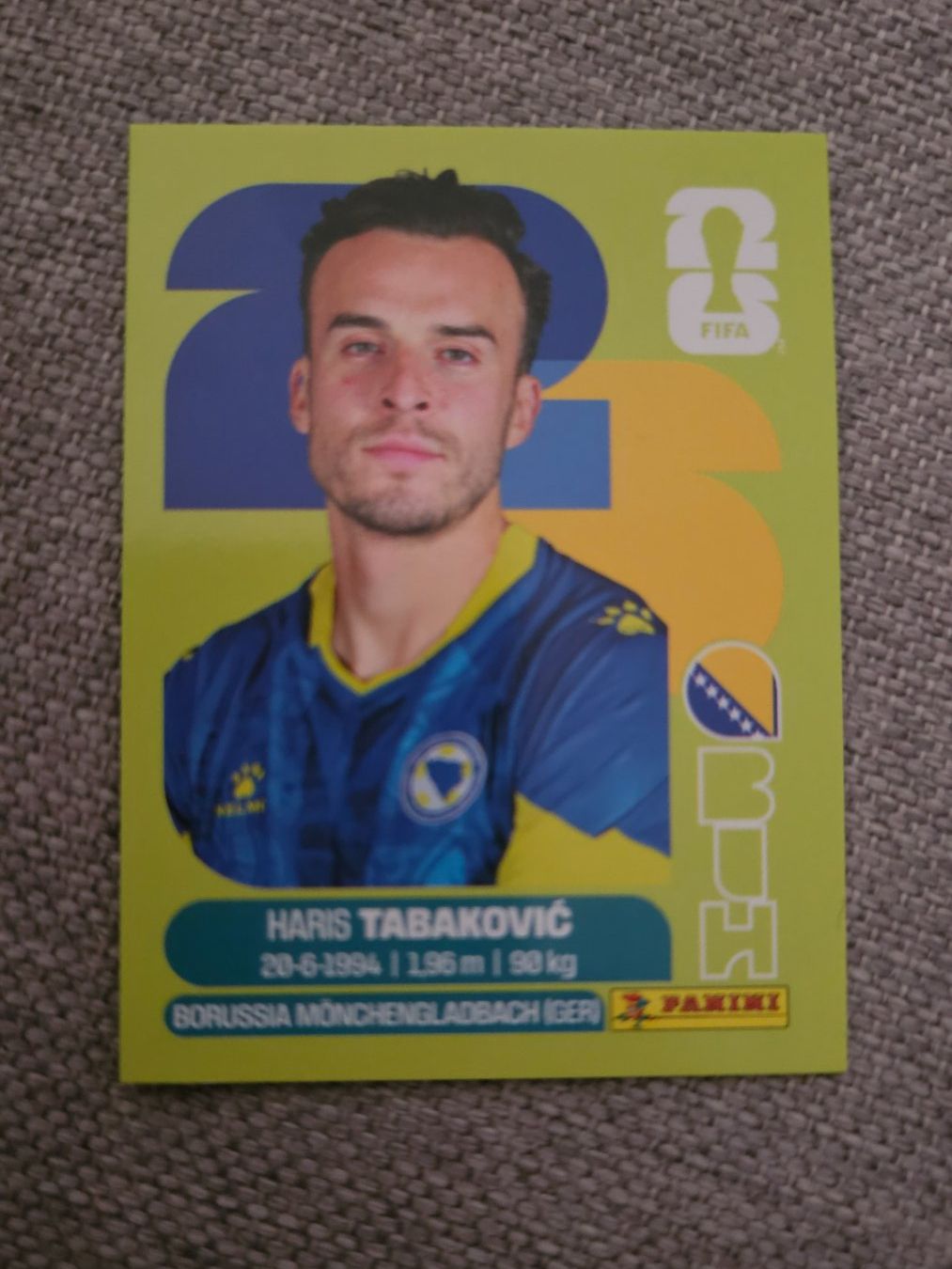 Panini Sammelbilder & Trading cards: BIH 20 Haris Tabakovic Panini Sticker – Neu (gemäss Beschreibung) aus Basel von Berliner89