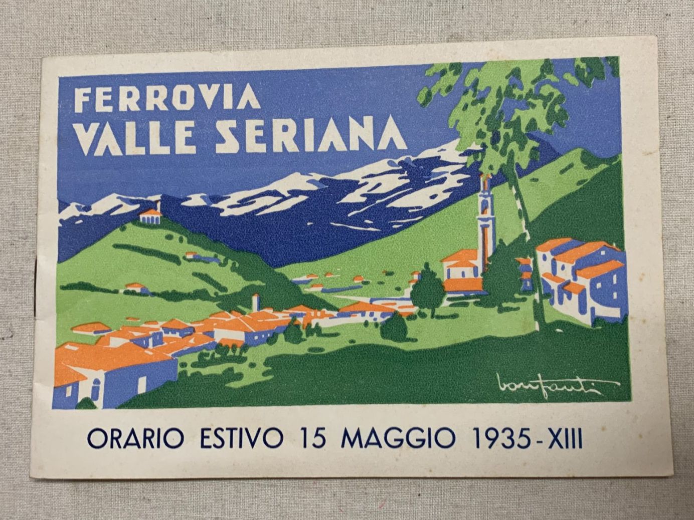 Cartoline postali: Valle Seriana - 1935 – Usato da Sorengo venduto da 74in