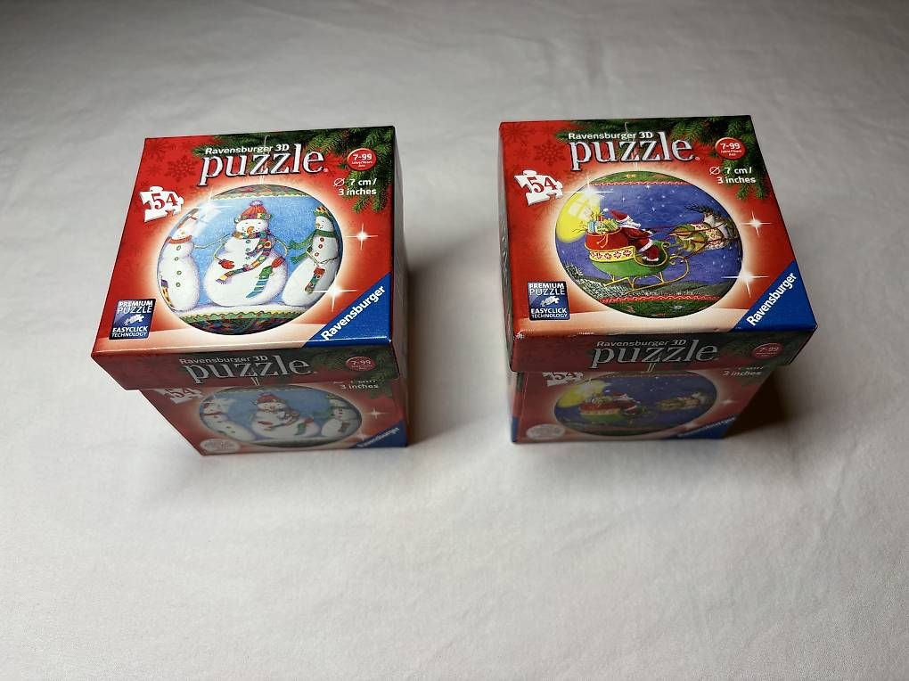 Puzzle: Ravensburger - puzzle 3D boule de Noël  – Usato da Massagno venduto da anickc