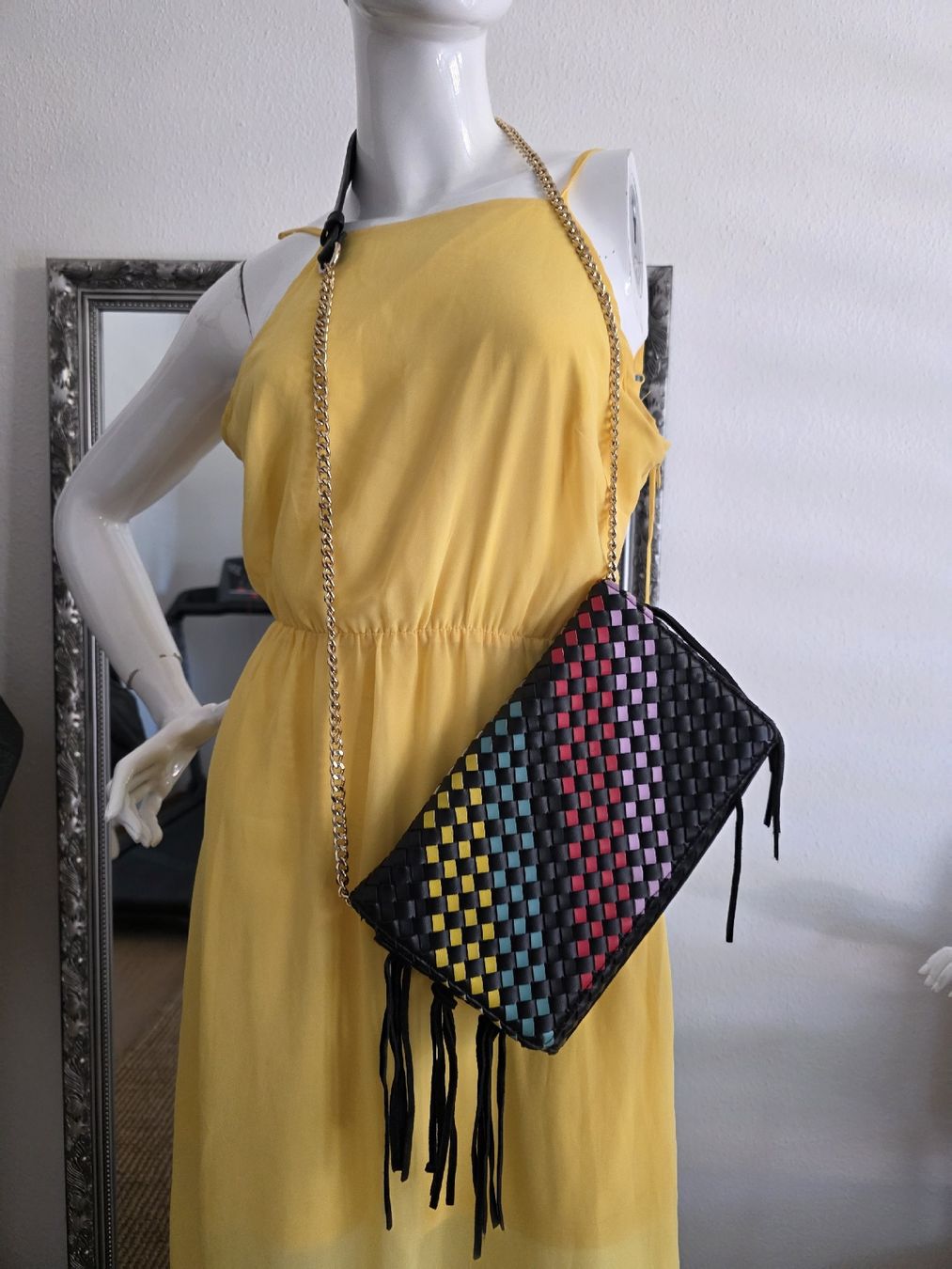 Borse da donna: Borsa tracolla Silvian Heach intrecciata multicolore – Usato da Massagno venduto da let_6pgs 2