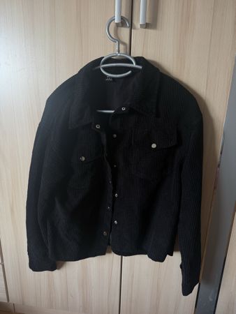 Veste en velours côtelé noire femme taille S bon état