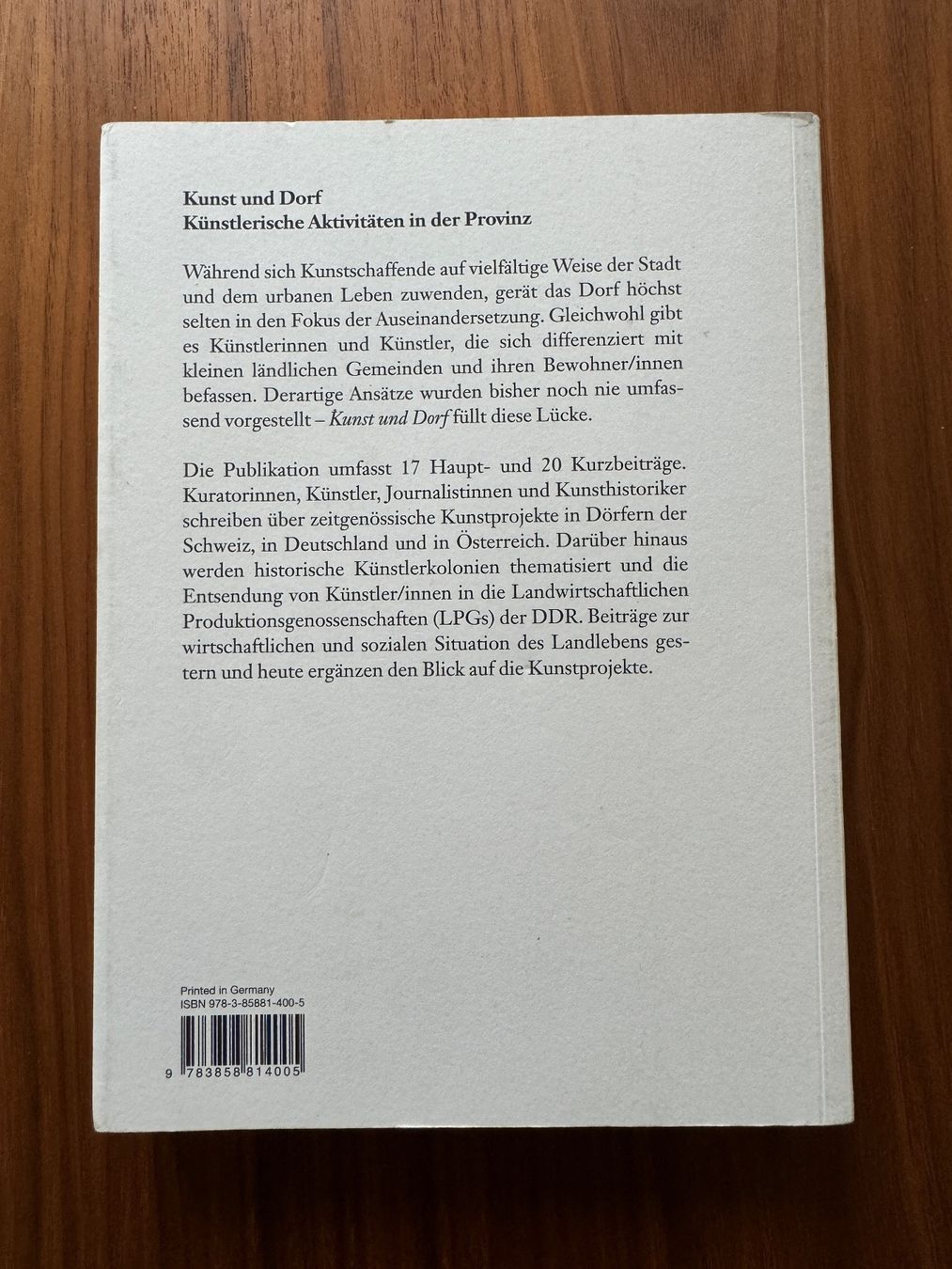 Libri: Kunst und Dorf – Nuovo (secondo la descrizione) da Frauenfeld venduto da gabri001 1