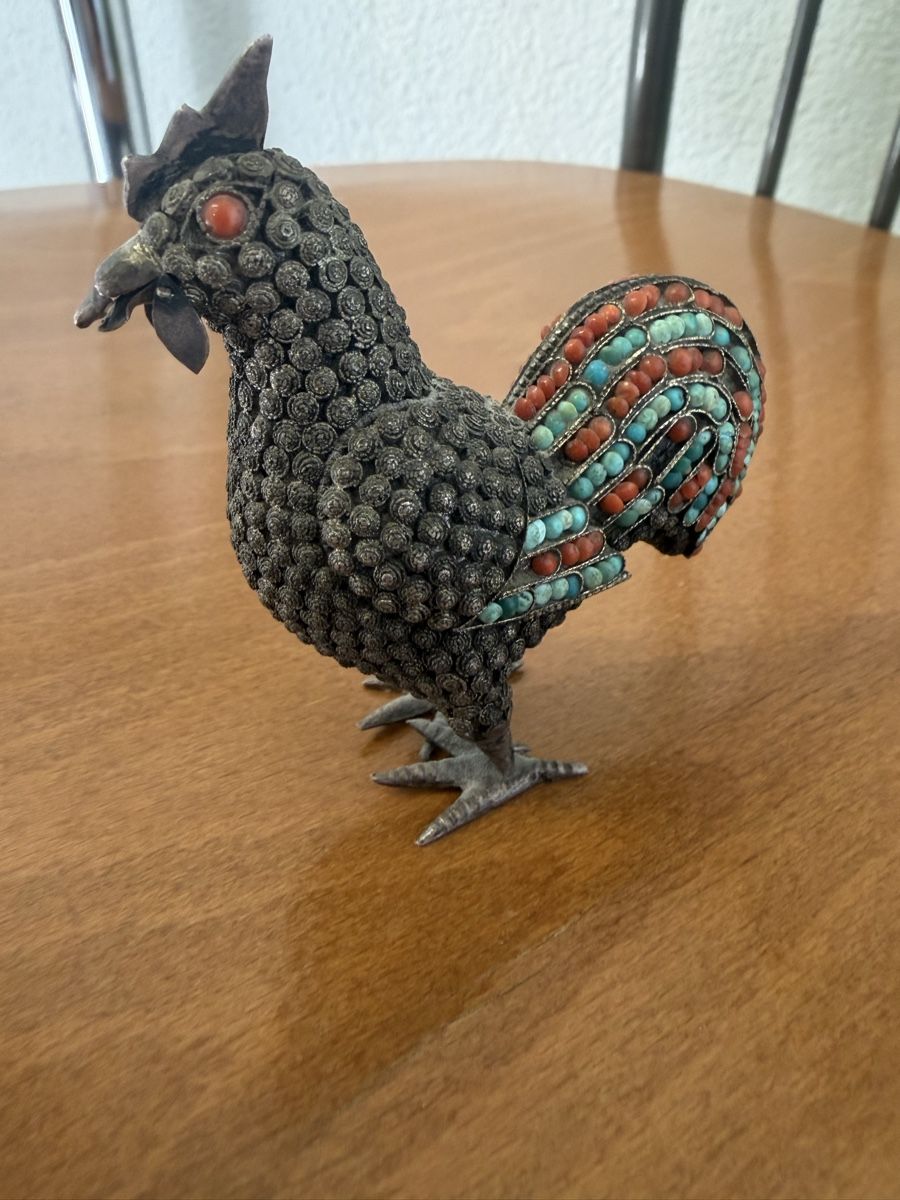 Sculture & Statue: filigranes Huhn – Usato da Baden venduto da noli.r 4