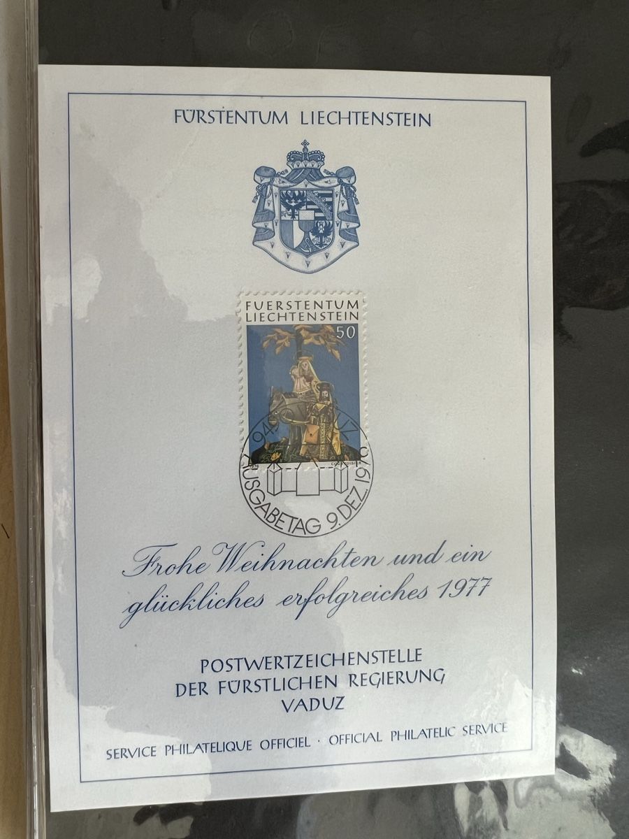 Tutti i francobolli: Fürstentum Liechtenstein: Weihnachtskarten-Sammlung! – Usato da Schongau venduto da Retro_Shop 2