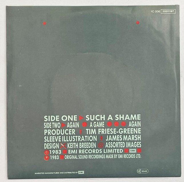 Dischi in vinile: Single: TALK TALK - Such A Shame (New Wave) – Usato da Frenkendorf venduto da Yard-Sale-2000 1