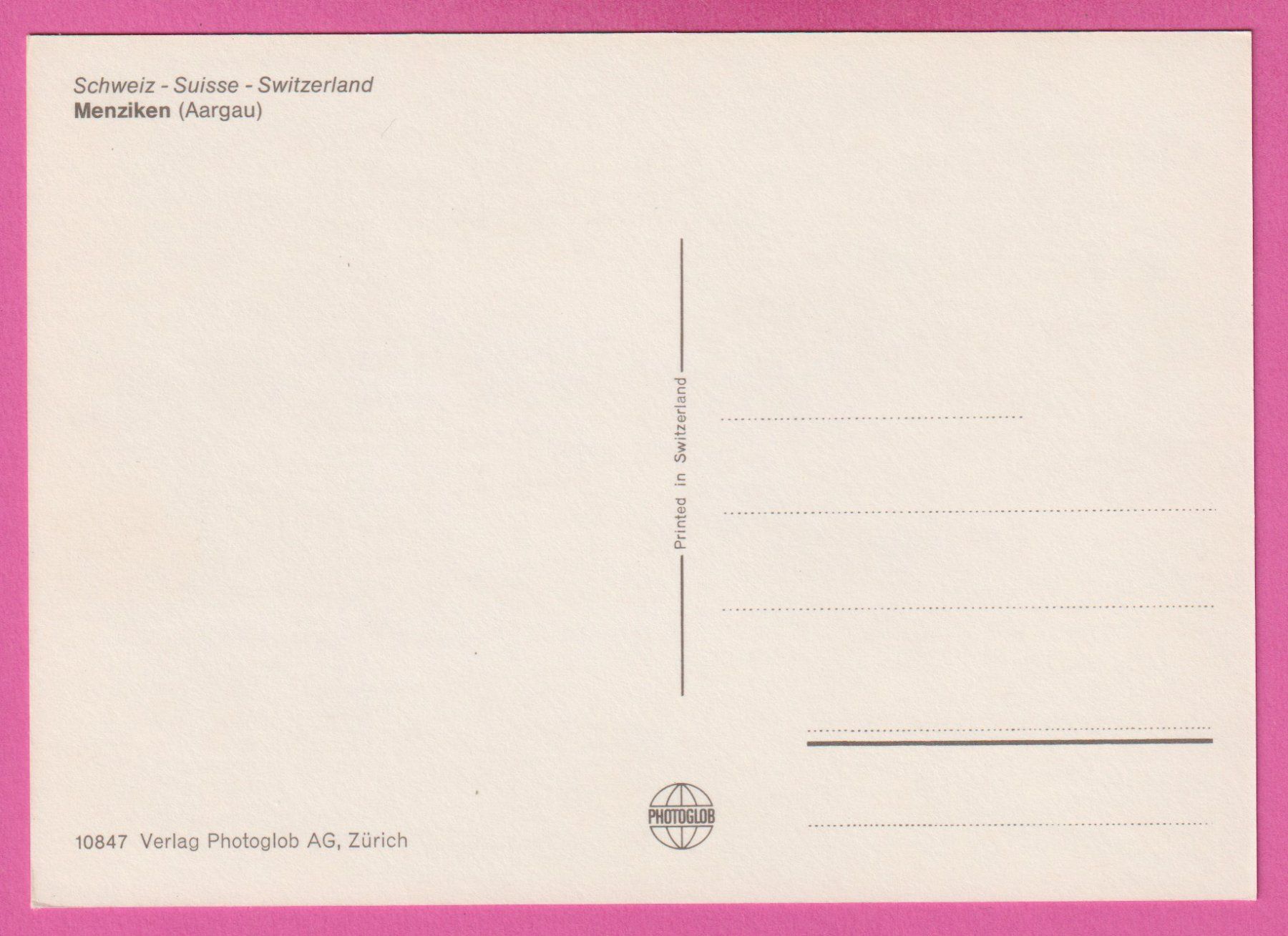 Cartoline postali: Menziken AG 4-Bild Karte – Usato da Einsiedeln venduto da dillie 1