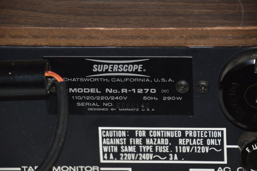 Superscope R-1270 AM/FM Empfänger / récepteur (Gebraucht) in Collonges ...