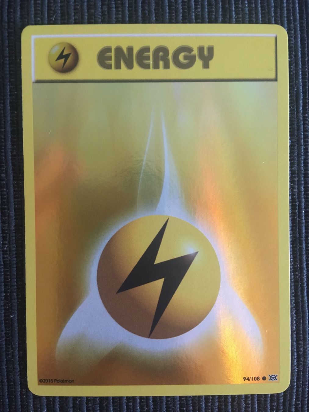 Pokémon Carte collezionabili: Pokemon Lightning Blitz Energy Reverse Holo XY Evolutions – Nuovo (secondo la descrizione) da Wabern venduto da Collectfun