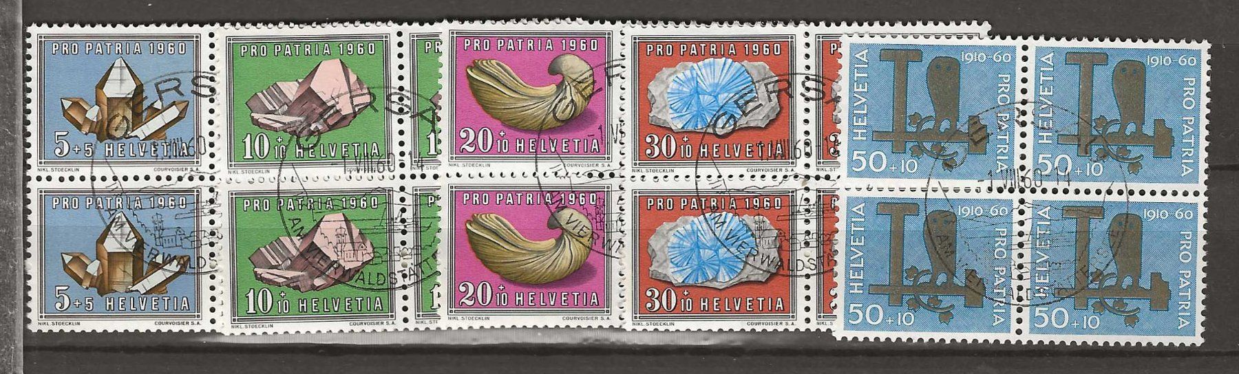 Tutti i francobolli: PP060 - Pro Patria 1960 B4 obl. Gersau – Usato da Trélex venduto da Phil_Albert