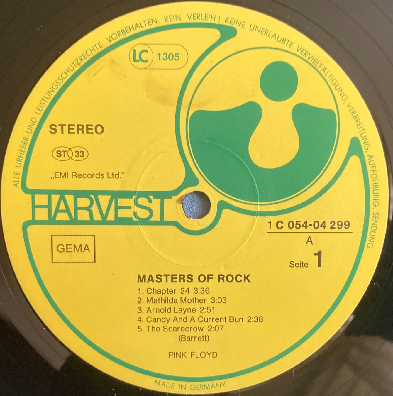 Dischi in vinile: PINK FLOYD - MASTERS OF ROCK – Usato da Poliez-Pittet venduto da Newtown-Records 2