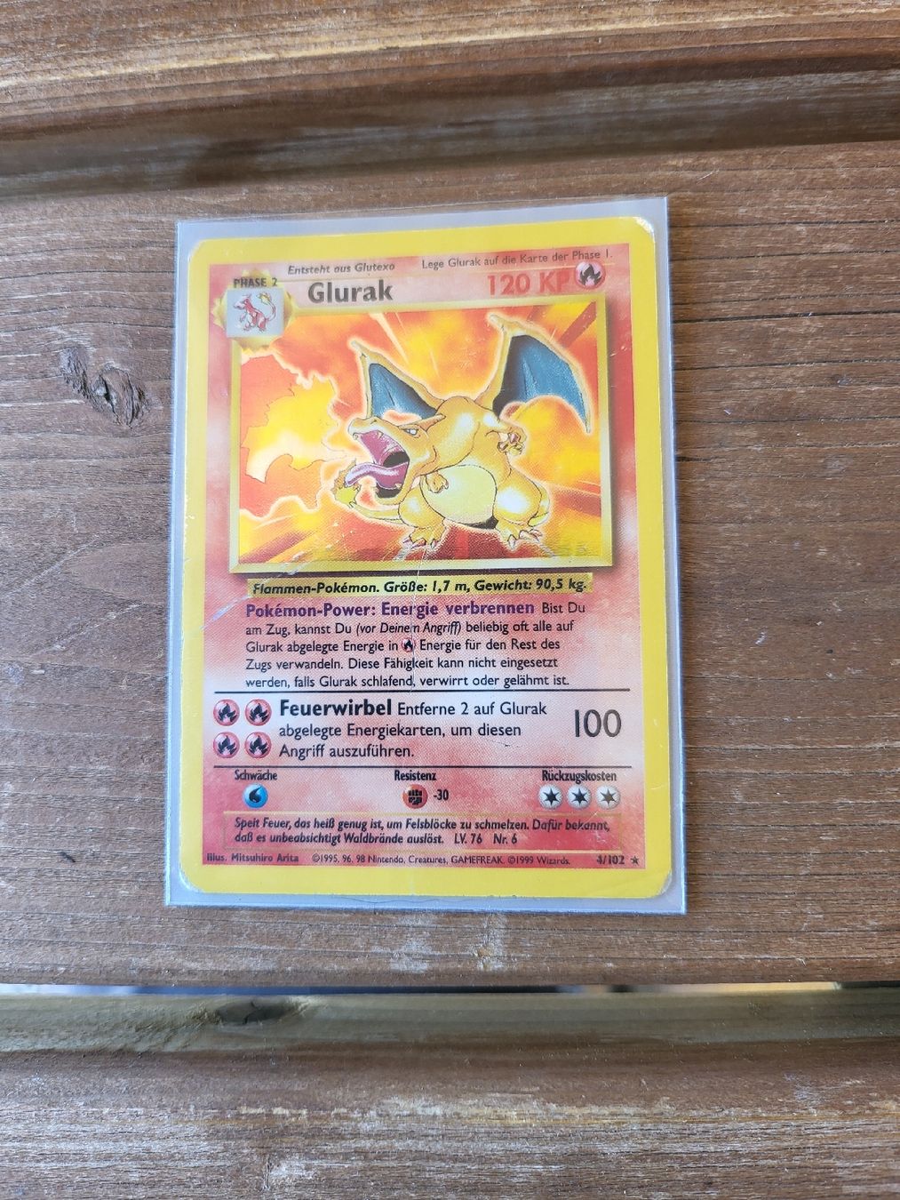 Pokémon Sammelbilder & Trading cards: Glurak 1999 first base – Gebraucht aus Wynau von Ziegler_Secondhand