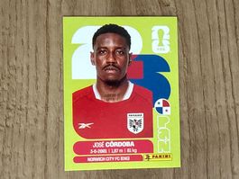 Panini FIFA World Cup 2026 Sticker José Cōrdoba PAN 8
