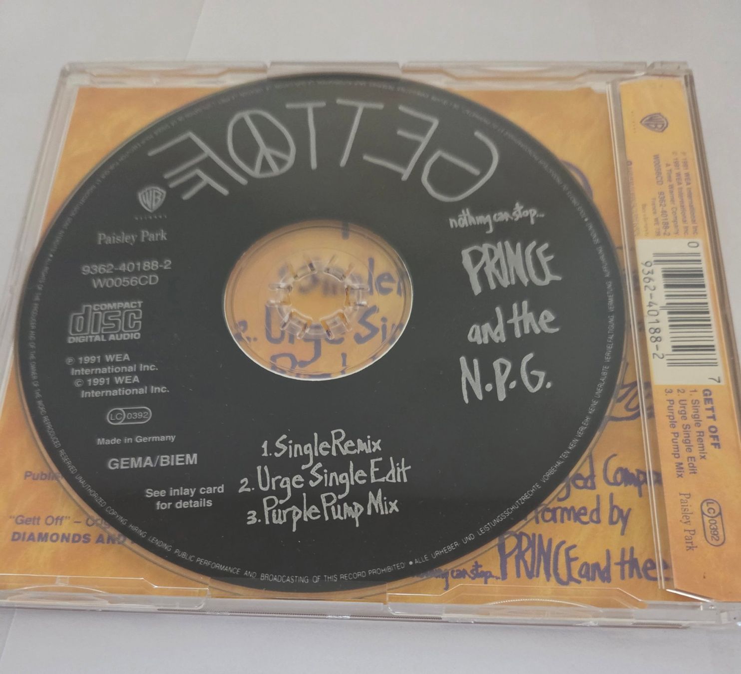 CD: Prince - Gett Off - CD Single – Nuovo (secondo la descrizione) da Olten venduto da clayrout 1