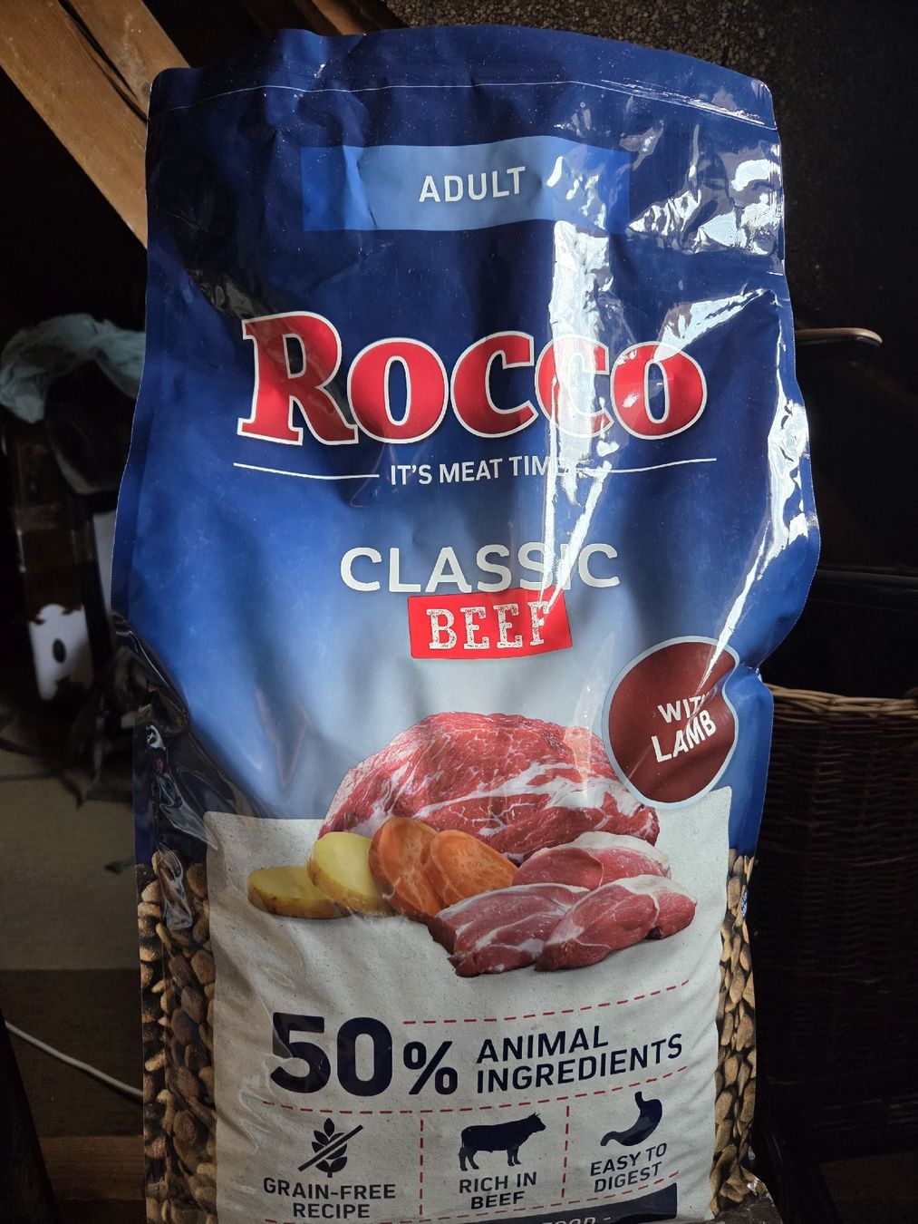 Mangimi: Rocco Classic Beef with Lamb Hundefutter, 10 Kilo. – Nuovo (secondo la descrizione) da Bern venduto da mar_9kpn 1