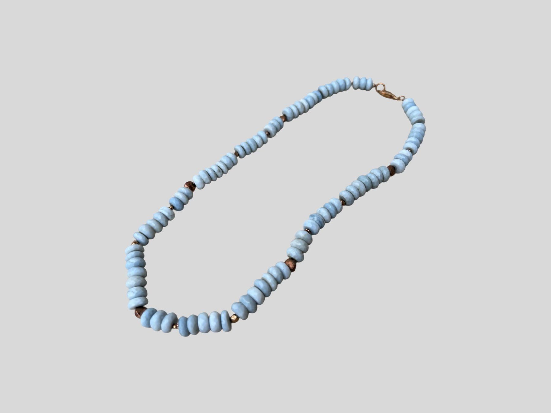 Catenine: AB 1.- Collier aus Chalcedon und Silber Elementen – Usato da Wohlenschwil venduto da Amadeus-Auctions 3