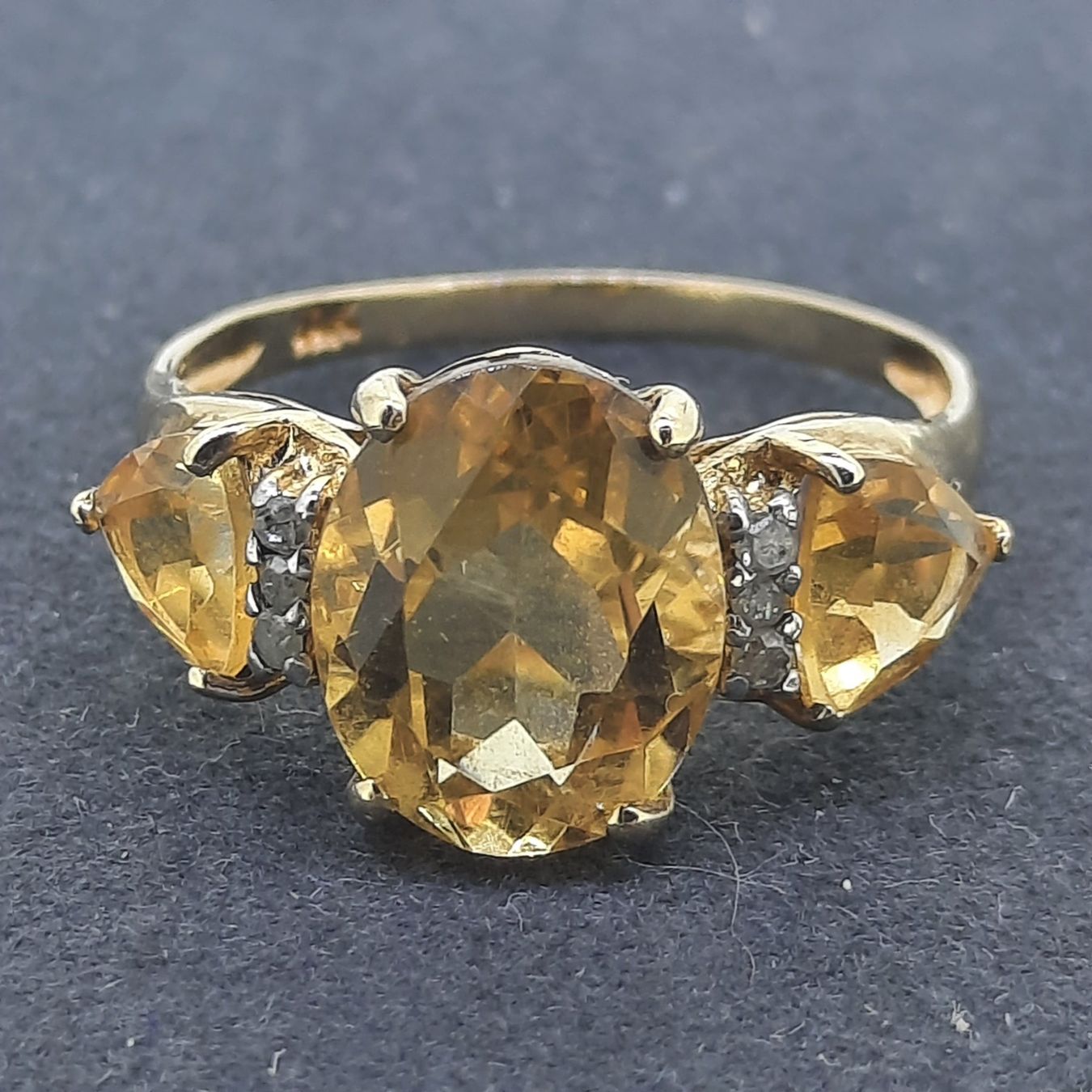 Bagues: Stillvoller Ring mit edlem Citrin Edelsteinen – D'occasion à Unterägeri par Altgoldschmuck 3