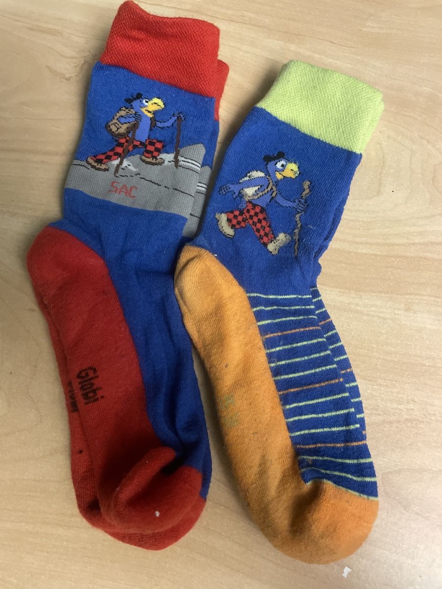 Rohner Calze per bambini: 2 Rohner SAC Globi Trekkingsocken, Baumwolle, Gr.35/38 – Usato da Obergerlafingen venduto da cabo4