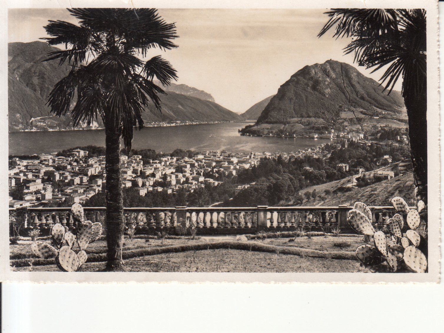 Cartoline postali: Lugano, ca. 1940 – Usato da Bürglen TG venduto da StampGraf